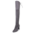 Sexy Party Fashion Leather Over Knee Heels Boots