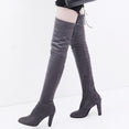 Sexy Party Fashion Leather Over Knee Heels Boots