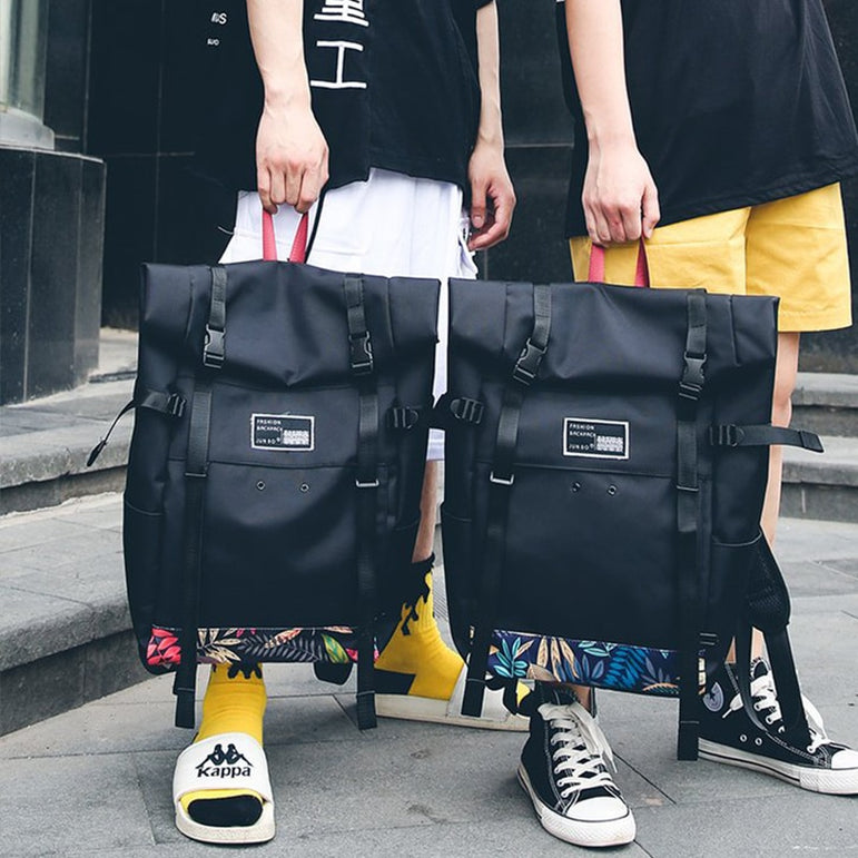 Trendy Double Shoulder Backpack