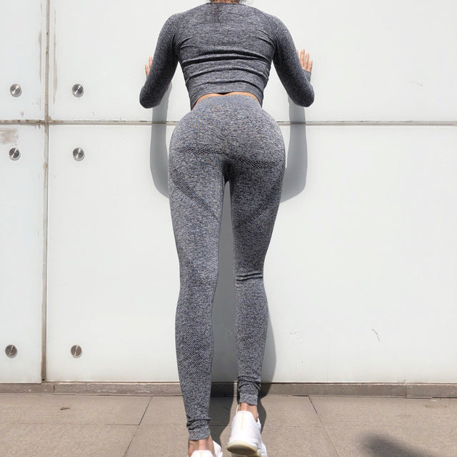 Seamless Gym Clothing Women Gym Yoga Set