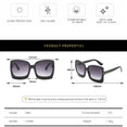 Oversized Women Gradient Sunglasses