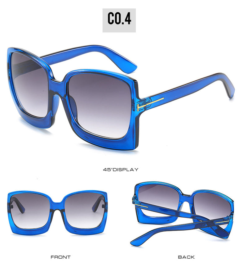 Oversized Women Gradient Sunglasses