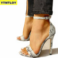 Snake Print Summer Luxury High Heels