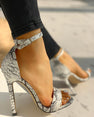 Snake Print Summer Luxury High Heels