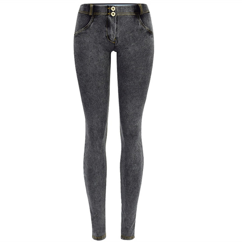 Jeans Woman Peach Push Up Hip Skinny Denim Pant