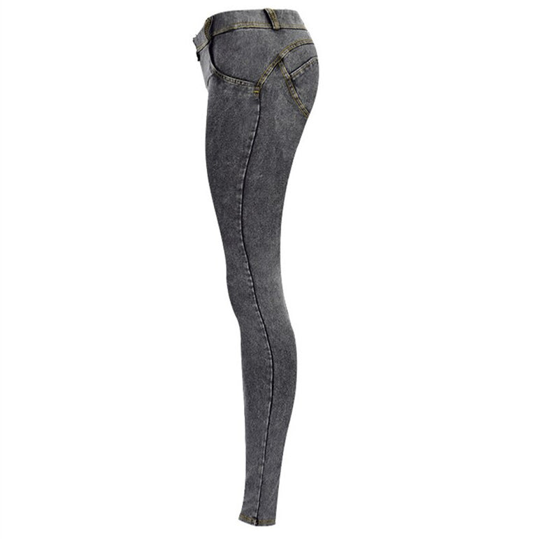 Jeans Woman Peach Push Up Hip Skinny Denim Pant