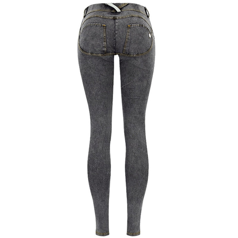 Jeans Woman Peach Push Up Hip Skinny Denim Pant