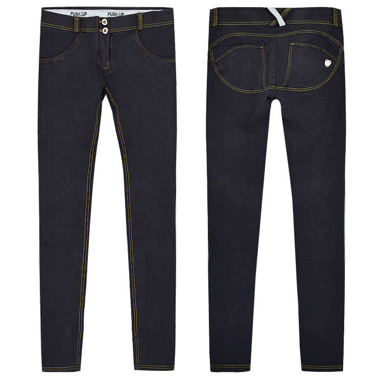 Jeans Woman Peach Push Up Hip Skinny Denim Pant