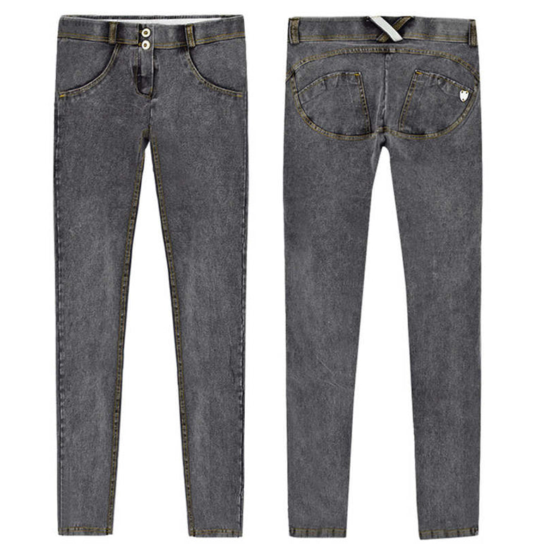 Jeans Woman Peach Push Up Hip Skinny Denim Pant