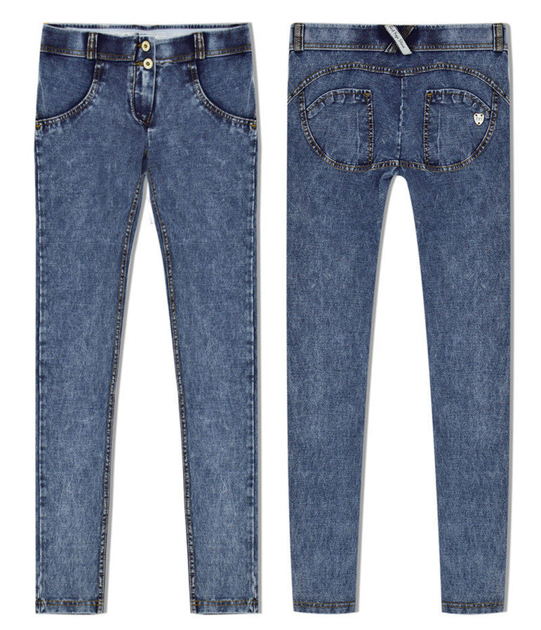 Jeans Woman Peach Push Up Hip Skinny Denim Pant