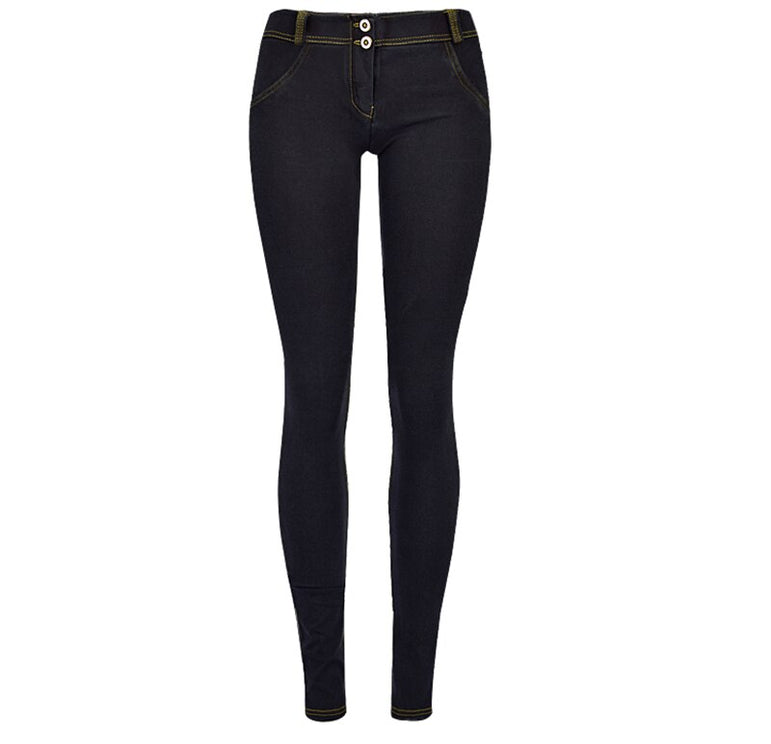 Jeans Woman Peach Push Up Hip Skinny Denim Pant