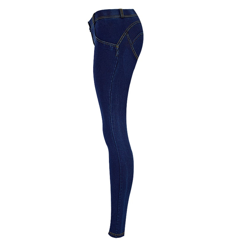 Jeans Woman Peach Push Up Hip Skinny Denim Pant