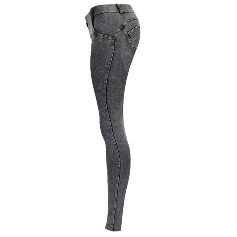 Jeans Woman Peach Push Up Hip Skinny Denim Pant