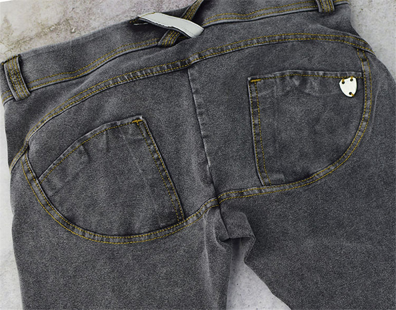 Jeans Woman Peach Push Up Hip Skinny Denim Pant