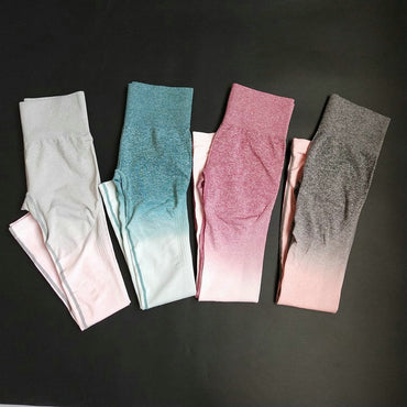 Ombre Energy Seamless Women Sport Suit