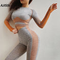 Long Sleeve Top High Waist Belly Suit