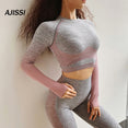 Long Sleeve Top High Waist Belly Suit