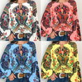 Bohemian Clothing Shirt Vintage Floral Blouse