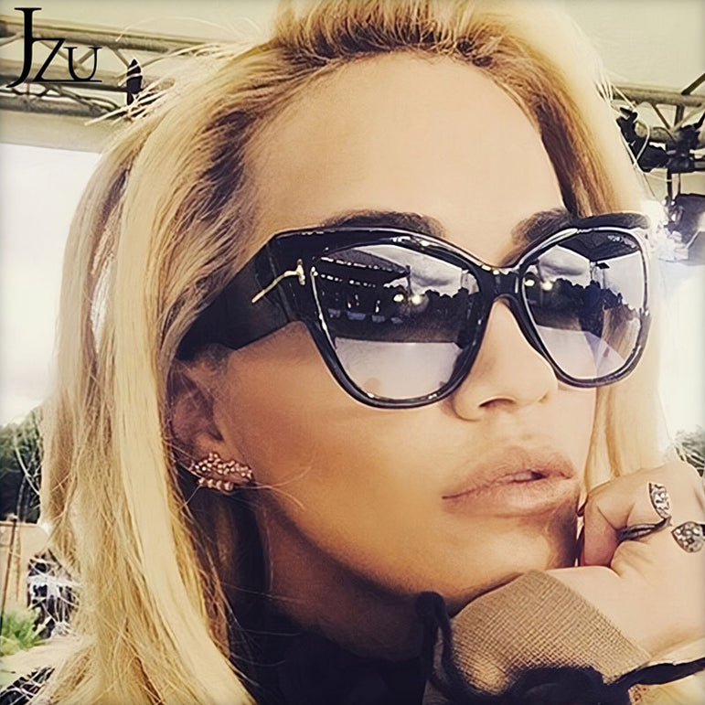 Cat Eye Oversize Gradient Sunglasses