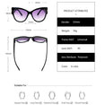 Cat Eye Oversize Gradient Sunglasses