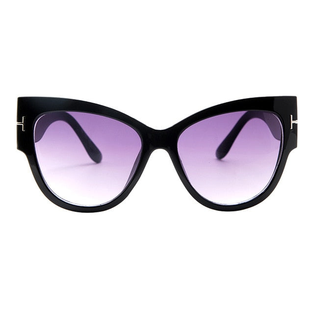 Cat Eye Oversize Gradient Sunglasses