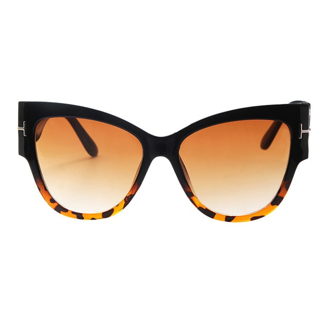 Cat Eye Oversize Gradient Sunglasses