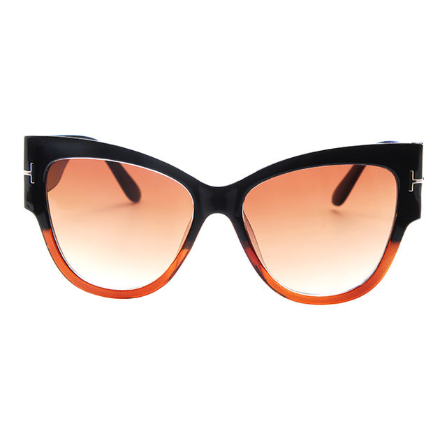 Cat Eye Oversize Gradient Sunglasses