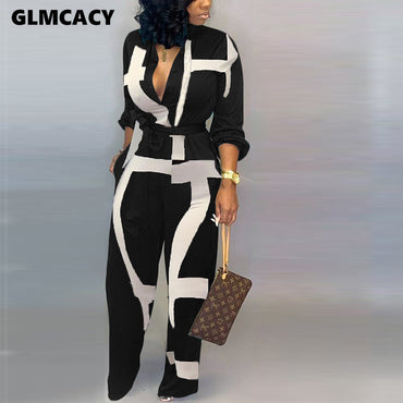Women Sexy Ladies Party Long Sleeve Jumpsuit