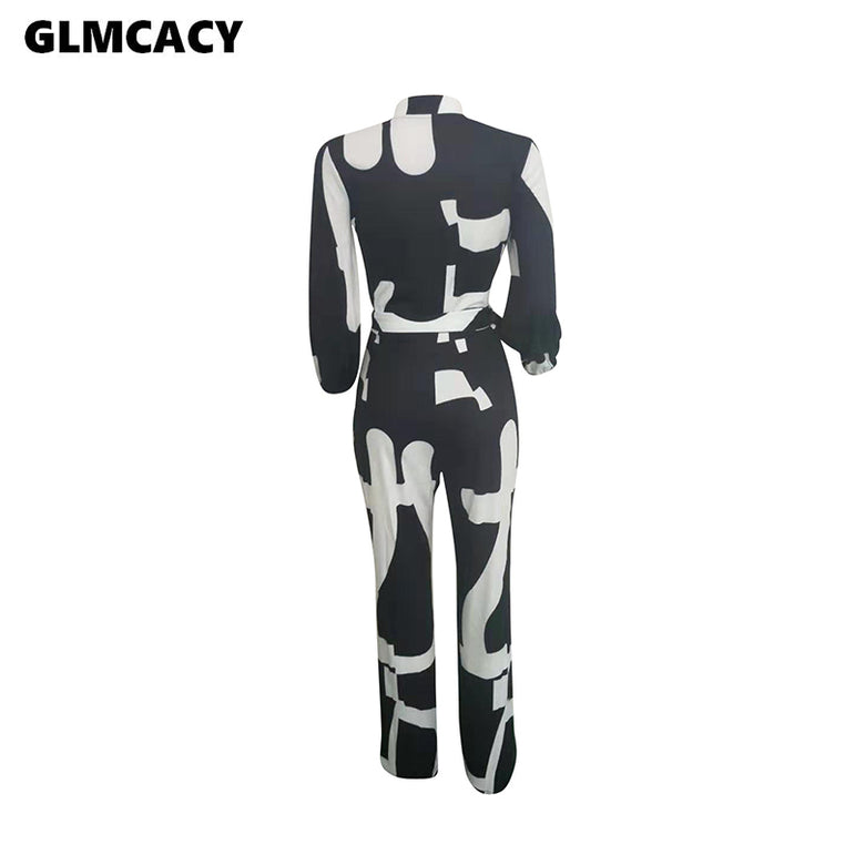 Women Sexy Ladies Party Long Sleeve Jumpsuit