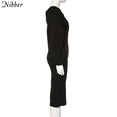 V Neck off shoulder Elegant midi dress