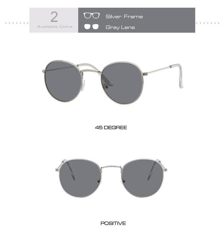 New Brand Designer Vintage Oval Sunglasses