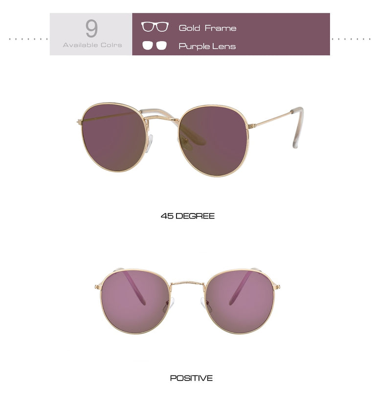 New Brand Designer Vintage Oval Sunglasses