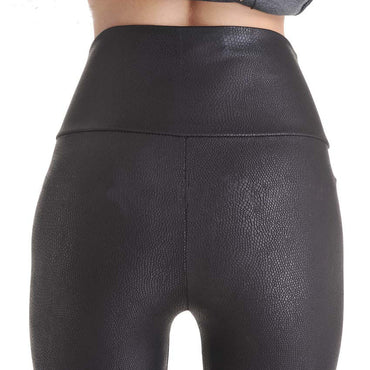 Stretch High Waist quality Faux Leather Pants