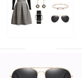 Pilot Women Retro Outdoor Driving Sunglasses