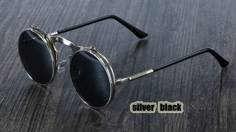 Round Metal Women Style Retro SUNGLASSES