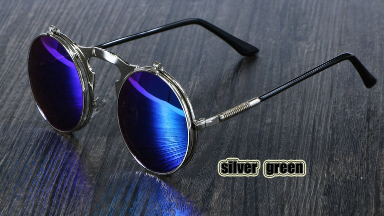 Round Metal Women Style Retro SUNGLASSES