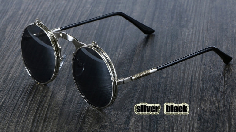 Round Metal Women Style Retro SUNGLASSES