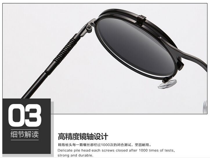 Round Metal Women Style Retro SUNGLASSES