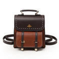 Pu Leather Preppy Women Famous Backpack