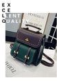 Pu Leather Preppy Women Famous Backpack