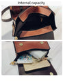 Pu Leather Preppy Women Famous Backpack