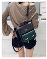 Pu Leather Preppy Women Famous Backpack
