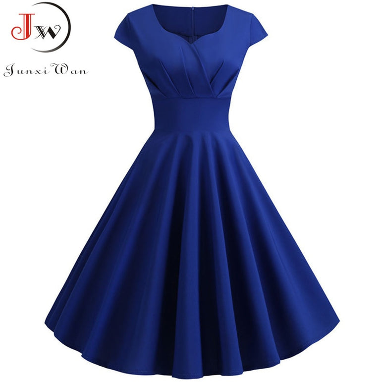 Cute Pink Summer Swing Vintage Dress