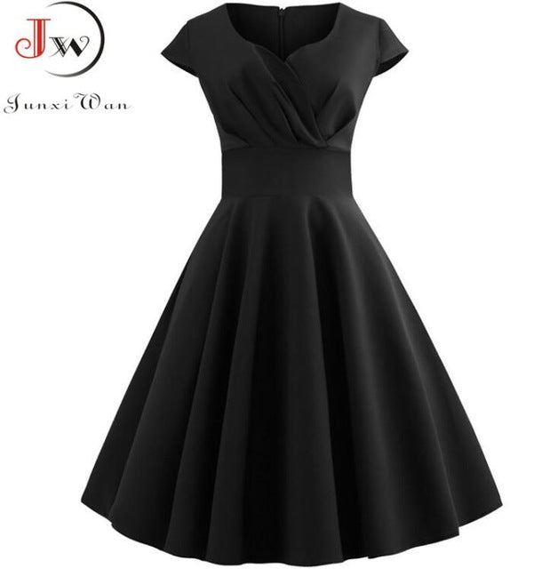 Cute Pink Summer Swing Vintage Dress