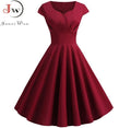 Cute Pink Summer Swing Vintage Dress