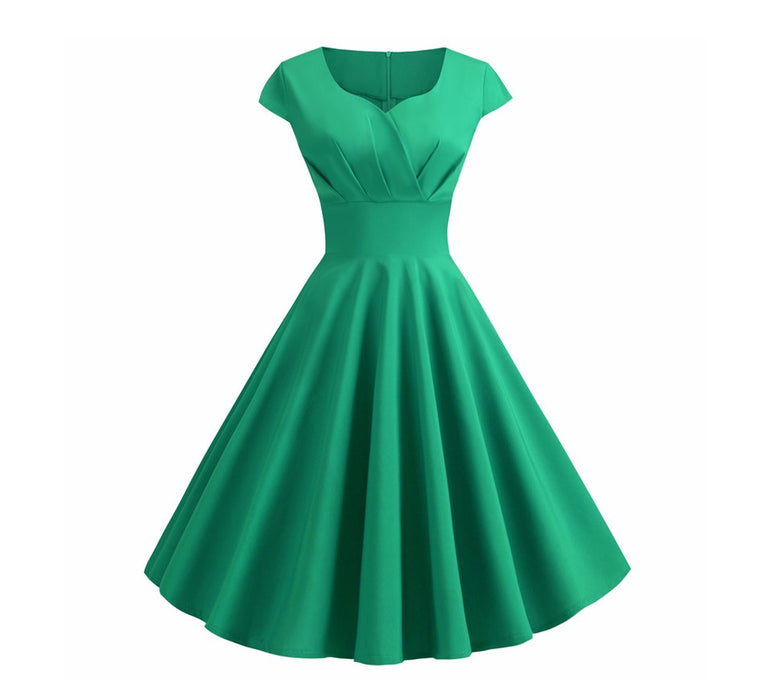 Cute Pink Summer Swing Vintage Dress