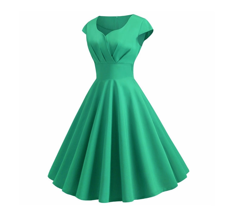 Cute Pink Summer Swing Vintage Dress