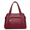 Genuine Leather Tote Tassel Shoulder Bags