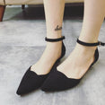 Sexy Women Buckle Strap Low Heels Pumps