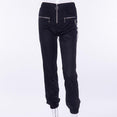 Zipper Streetwear Women Casual Harem pants
